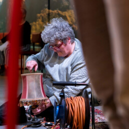 De Figuranten - Vallen - teksttheater - Inne Goris - repetitie